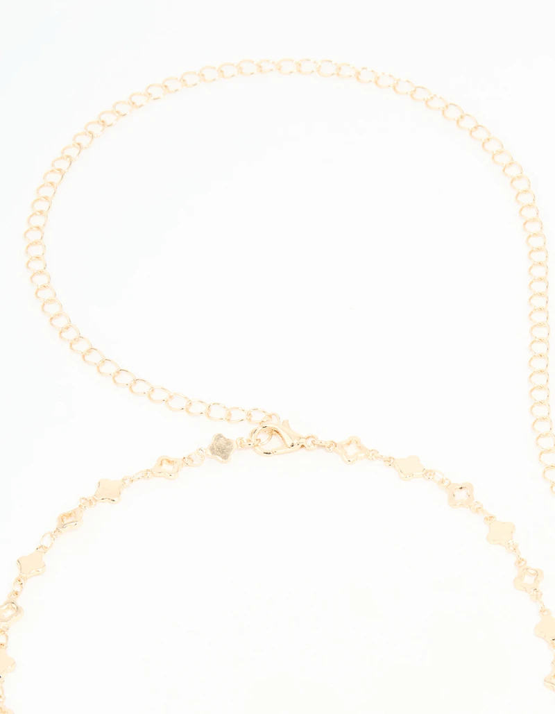 Gold Flower Waist Chain