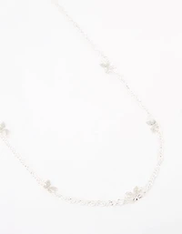 Silver Butterfly Layered Waist Chain