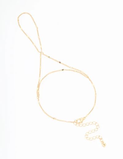 Gold Fine Chain Hand Chain