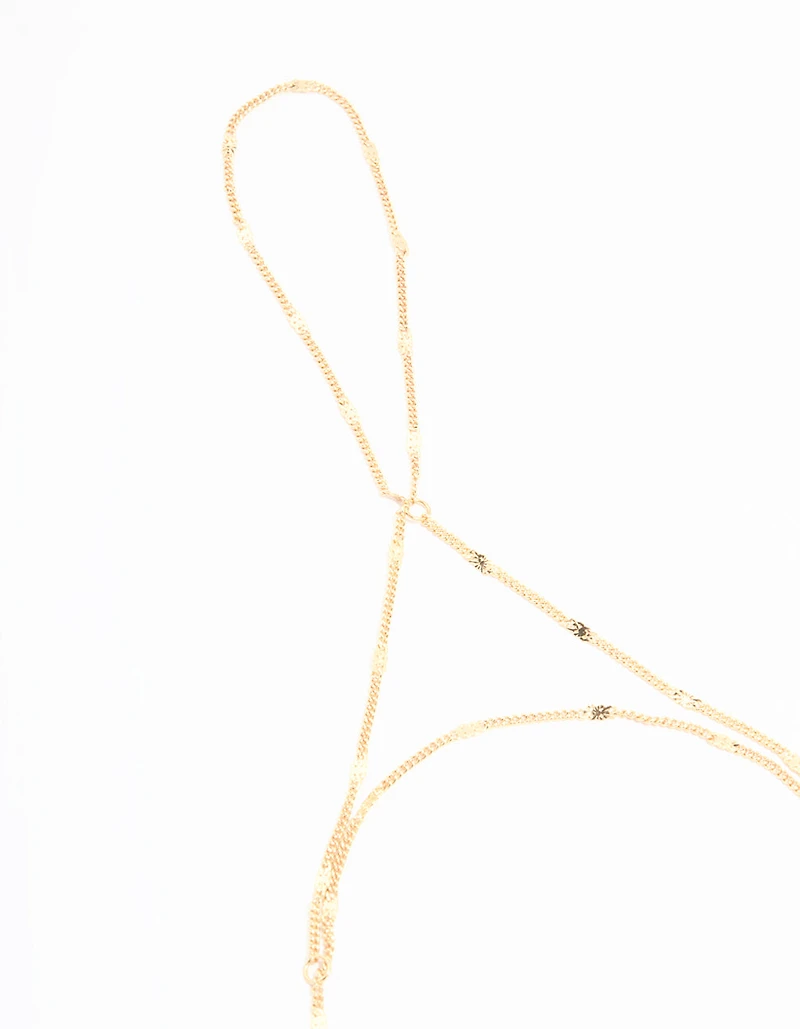 Gold Fine Chain Hand Chain