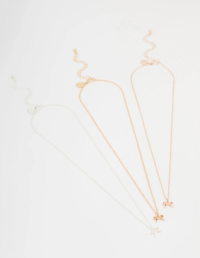 Colliers d’arc Mixed Metals 3-Pack