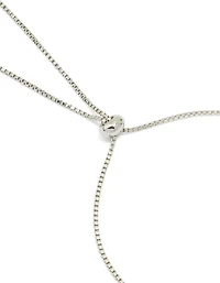 Silver Cubic Zirconia Circle Toggle Bracelet