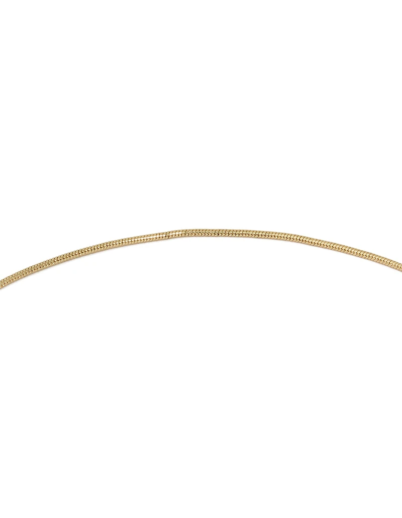Gold Long Tulip Necklace