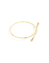 Gold Plated Molten Drop Arm Cuff