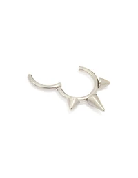 Titanium Pointed Punk Clicker Ring
