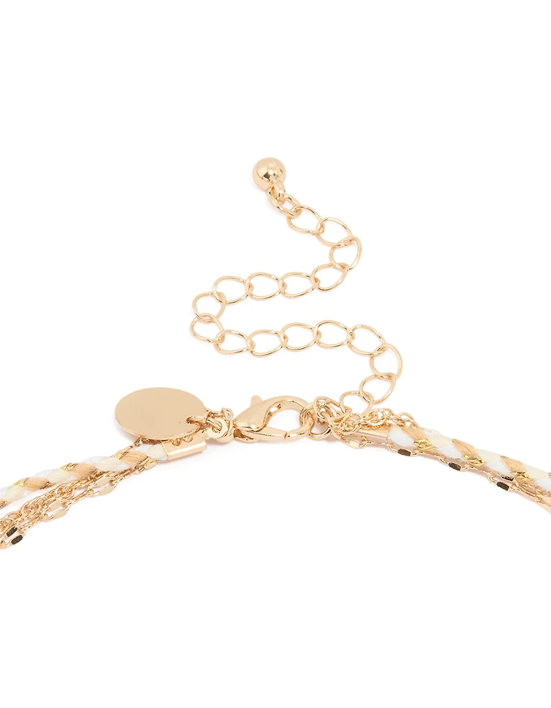 Gold Sea Charm Layered Necklace