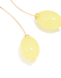 Gold Lemon Drop Earrings