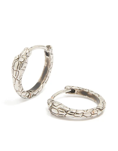 Stainless Steel Snake Clicker Earrings