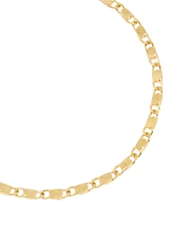 Bracelet à bascule en chaîne de maillons plaqué or