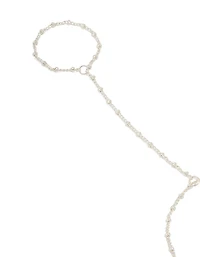 Silver Dainty Ball Hand Chain