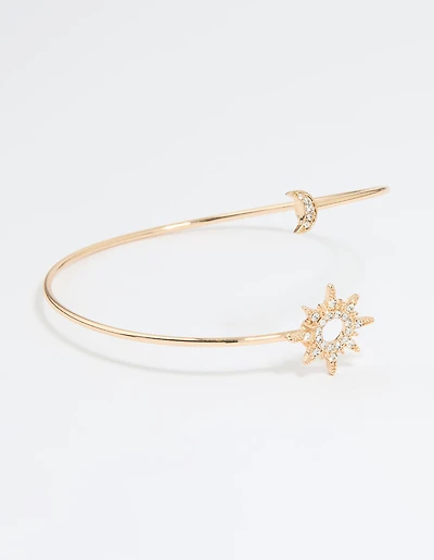 Gold Celestial Diamante Arm Cuff