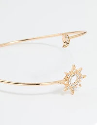 Gold Celestial Diamante Arm Cuff