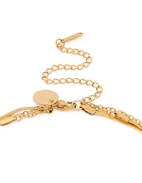 Waterproof Gold Plated Stainless Steel Snake Chain Necklace