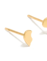 Piercing au cœur BFF en acier inoxydable chirurgical plaqué or 24 carats