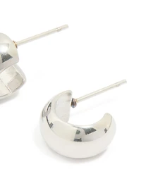 Surgical Steel Mini Bubble Huggie Earrings