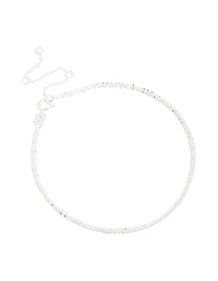 Bracelet cubique en zircone en argent sterling