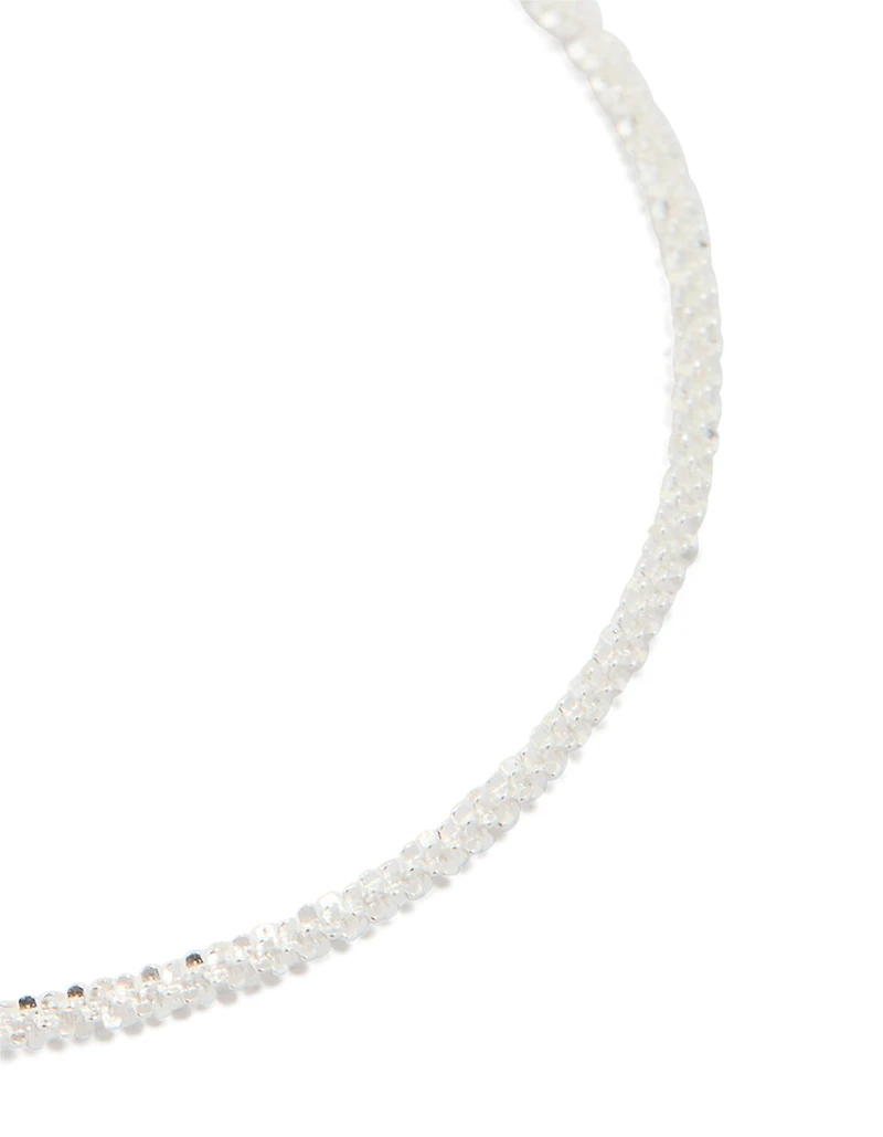 Bracelet cubique en zircone en argent sterling