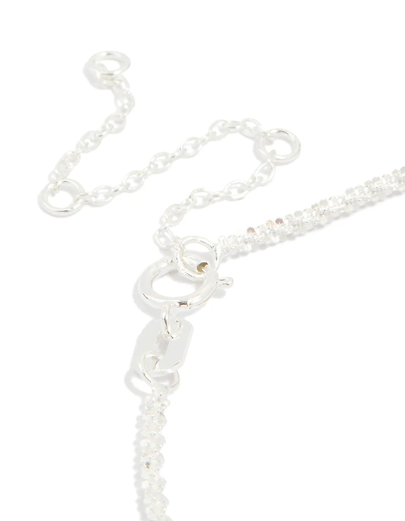 Bracelet cubique en zircone en argent sterling