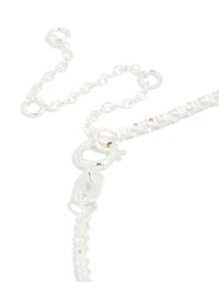 Bracelet cubique en zircone en argent sterling