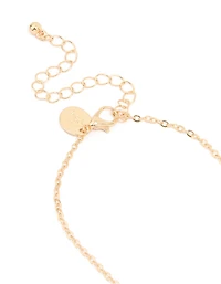 Kids Gold Pink & Purple Cat Best Friends Necklaces 2-Pack