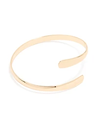 Gold Wrap Around Wrist Cuff