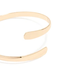 Gold Wrap Around Wrist Cuff