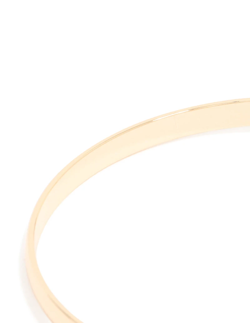 Gold Wrap Around Wrist Cuff