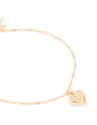 Gold Heart & Star Bracelets 2-Pack