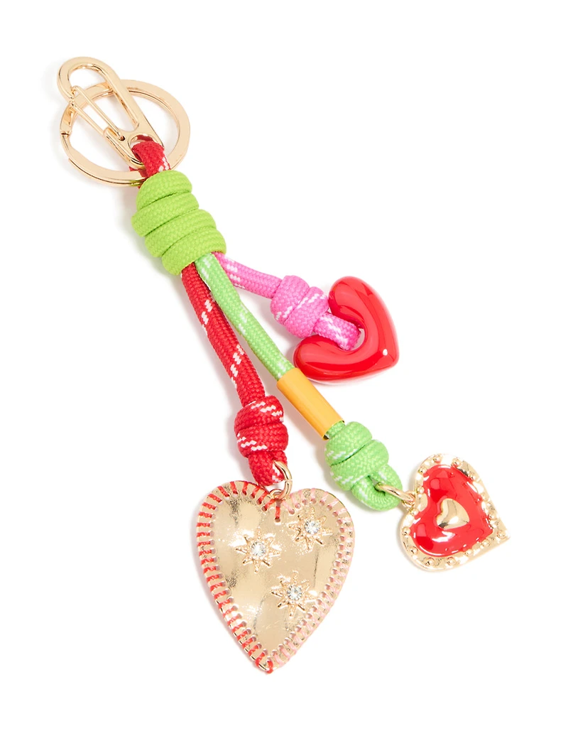 Rope & Heart Key Chain