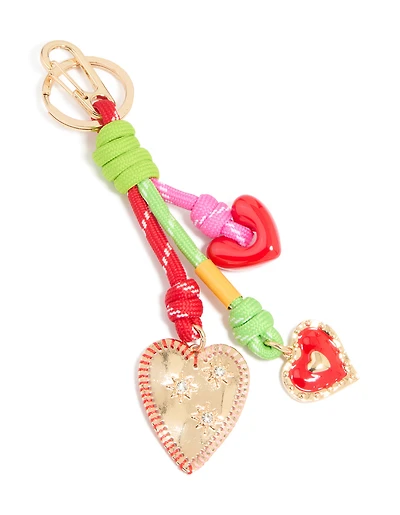 Rope & Heart Key Chain