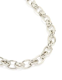 Collier à chaîne épaisse en argent