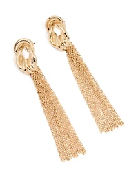 Boucles d’oreilles Gold Multi Chain Drop