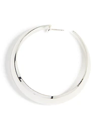 Boucles d’oreilles en forme de cerceau en argent mince