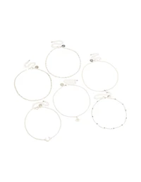 Collier en étranglement céleste en argent pack de 6
