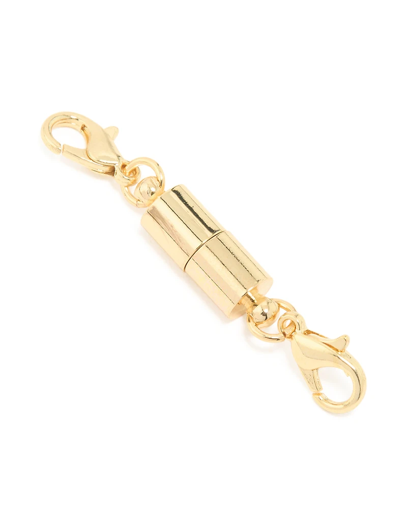 Fermoir de collier magnétique en or