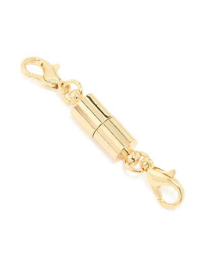 Fermoir de collier magnétique en or