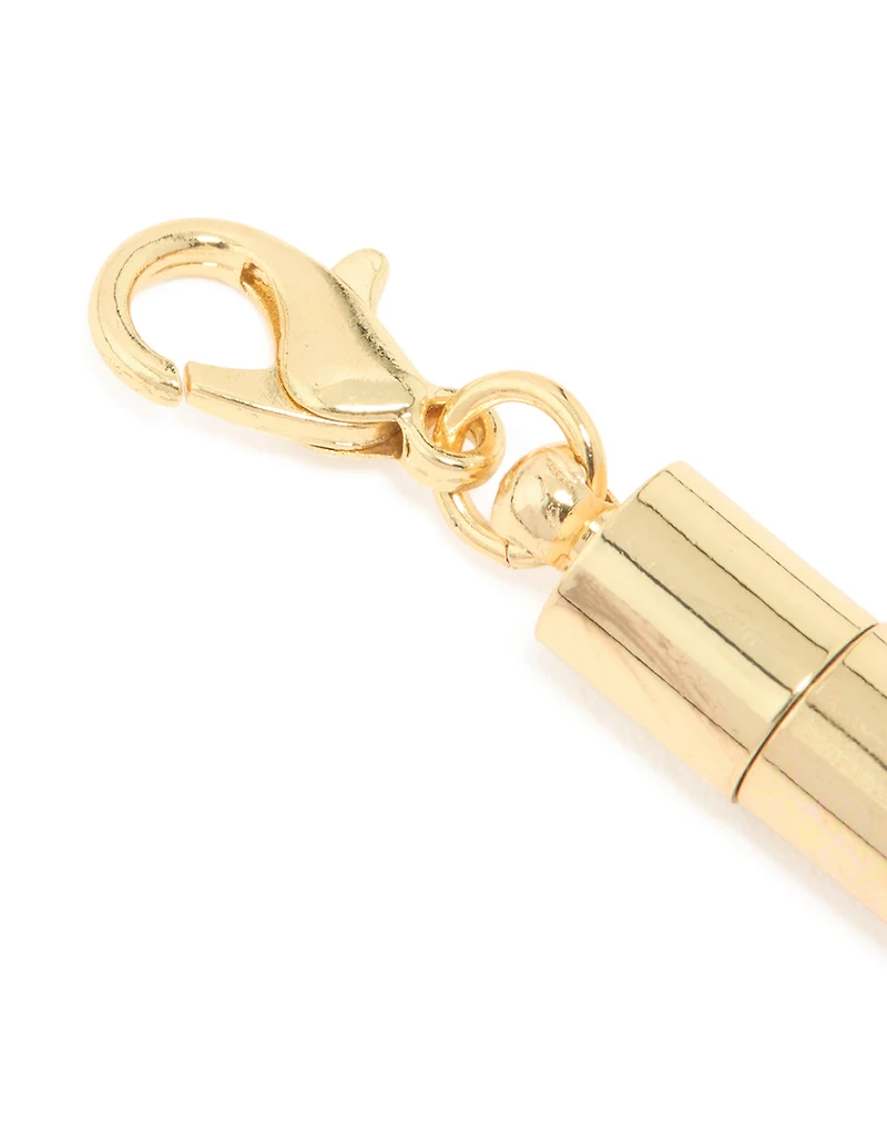 Fermoir de collier magnétique en or