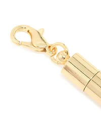 Fermoir de collier magnétique en or
