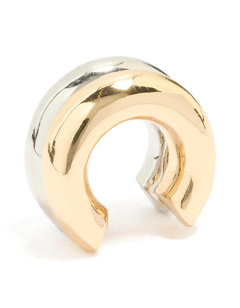 Cuff d’oreilles en métal mixte à couches