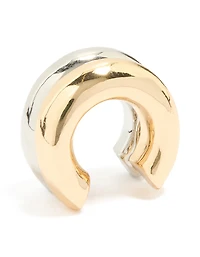Cuff d’oreilles en métal mixte à couches