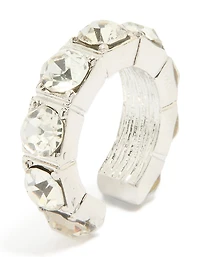 Bracelet d’oreille Silver Diamante