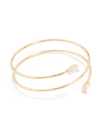 Gold Diamante Arm Cuff