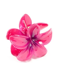 Pink Ombre Frangipani Claw Clip