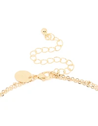 Gold Plated Beaded & Diamante Earrings & Necklace Pack