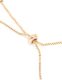 Gold Green Cubic Zirconia Square Halo Toggle Bracelet