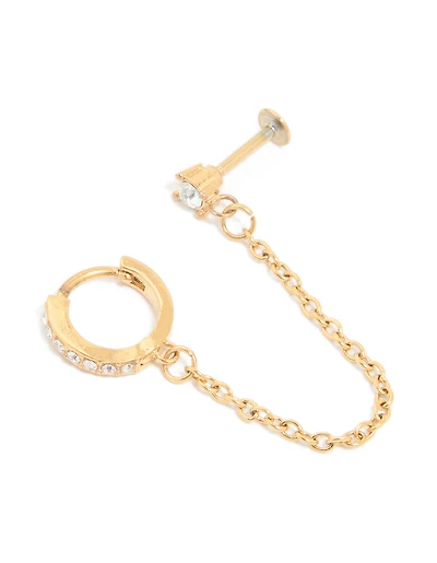 Gold Plated Surgical Steel Standard Chain Clicker