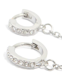 Surgical Steel Chain Double Piercing Clicker Earring