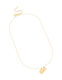 Collier pendentif en boussole en acier inoxydable plaqué or imperméable