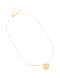 Waterproof Gold Plated Stainless Steel Pinky Promise Pendant Necklace