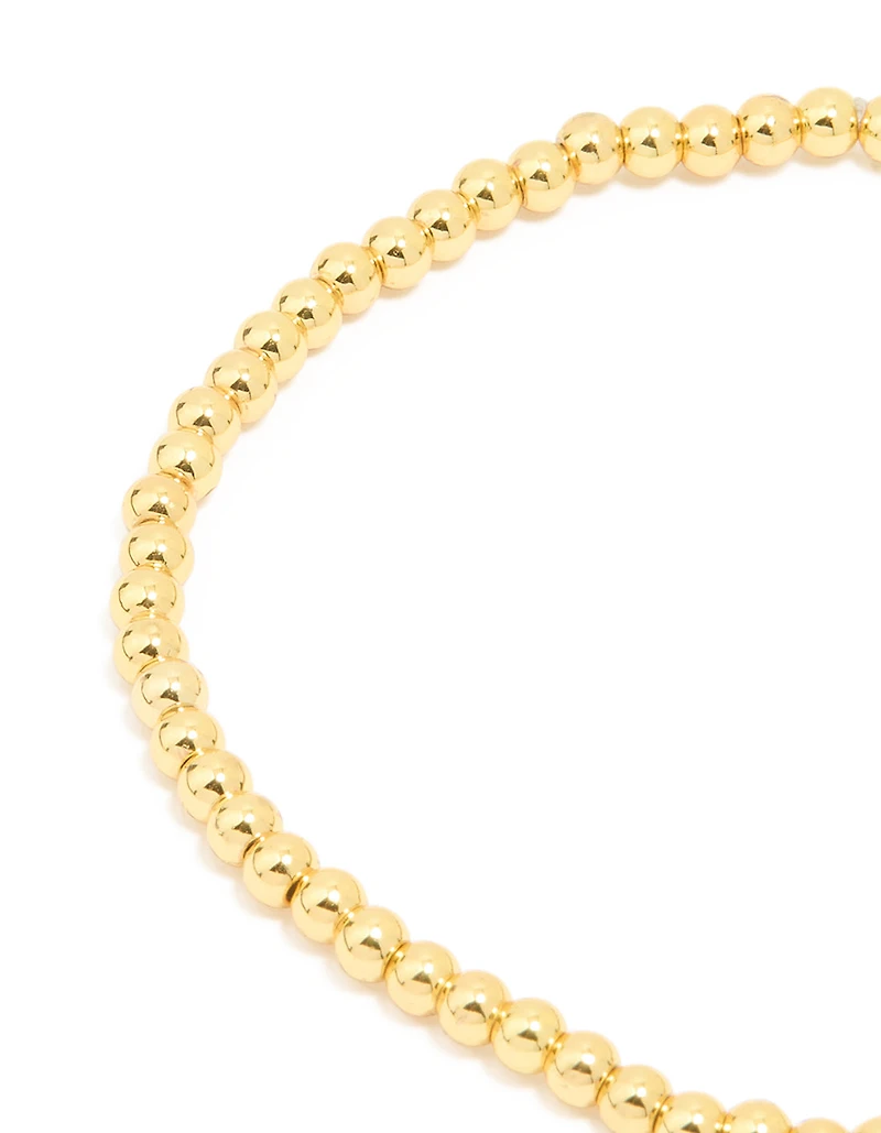 Waterproof Gold Plated Stainless Steel Star Stretch Bracelet